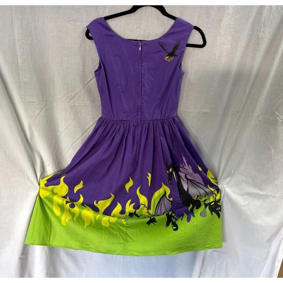 Disney Dress Shop Maleficent and Dragon Dress Sleeveless Purple XS - Picture 5 of 7